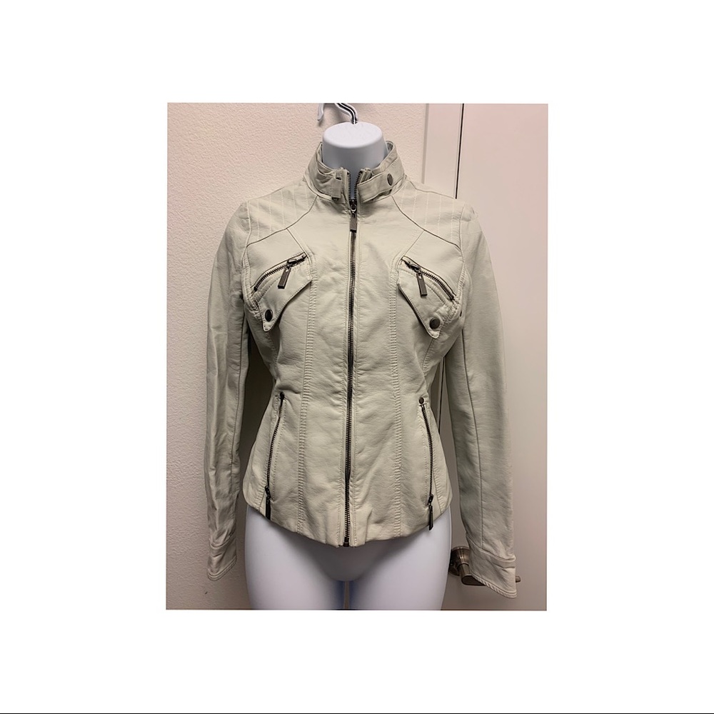 Vegan leather jacket